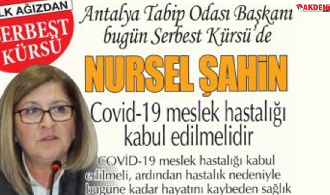 Covid-19 meslek hastalığı kabul edilmelidir
