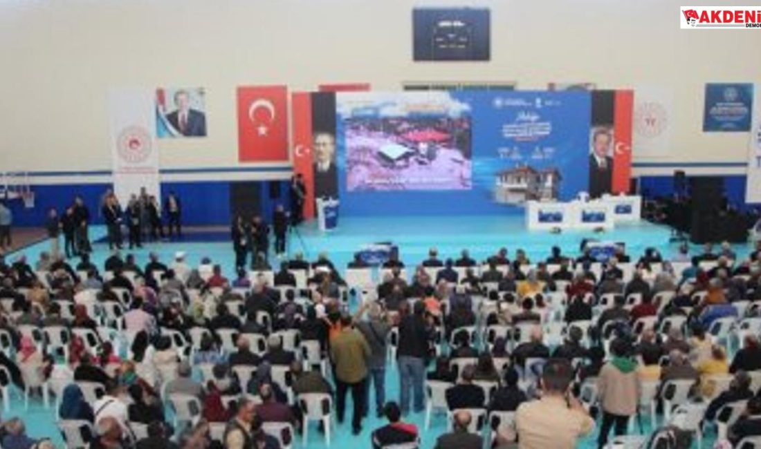 Manavgat'ta 297 konut için kura çekimi yapıldı