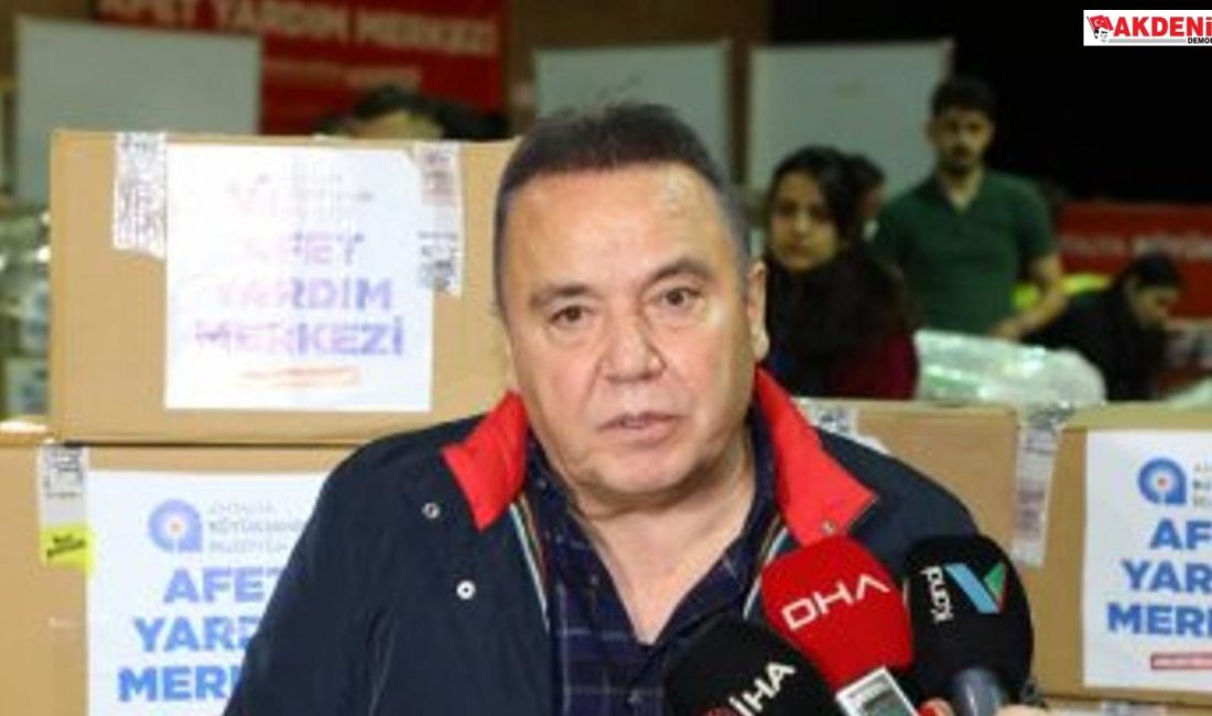 Başkan Böcek'ten yardım çağrısı