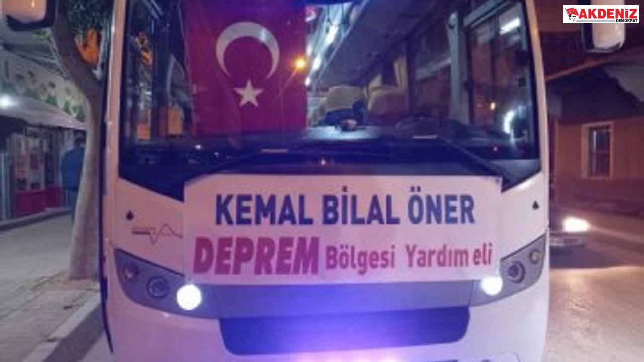 Deprem bölgesine yardım eli