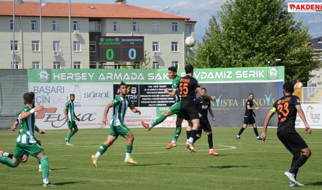 Serik Belediyespor, İskenderunspor'a mağlup oldu
