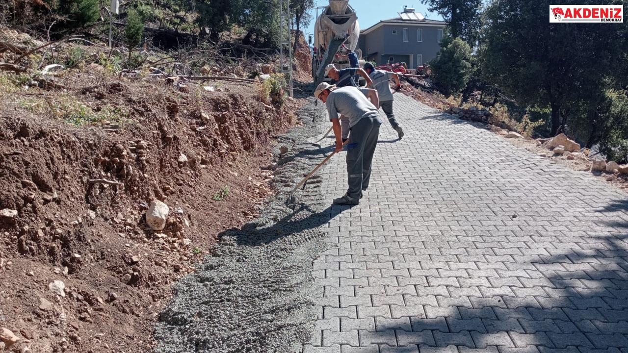 Beycik Mahallesi'ne parke döşemesi yapıldı